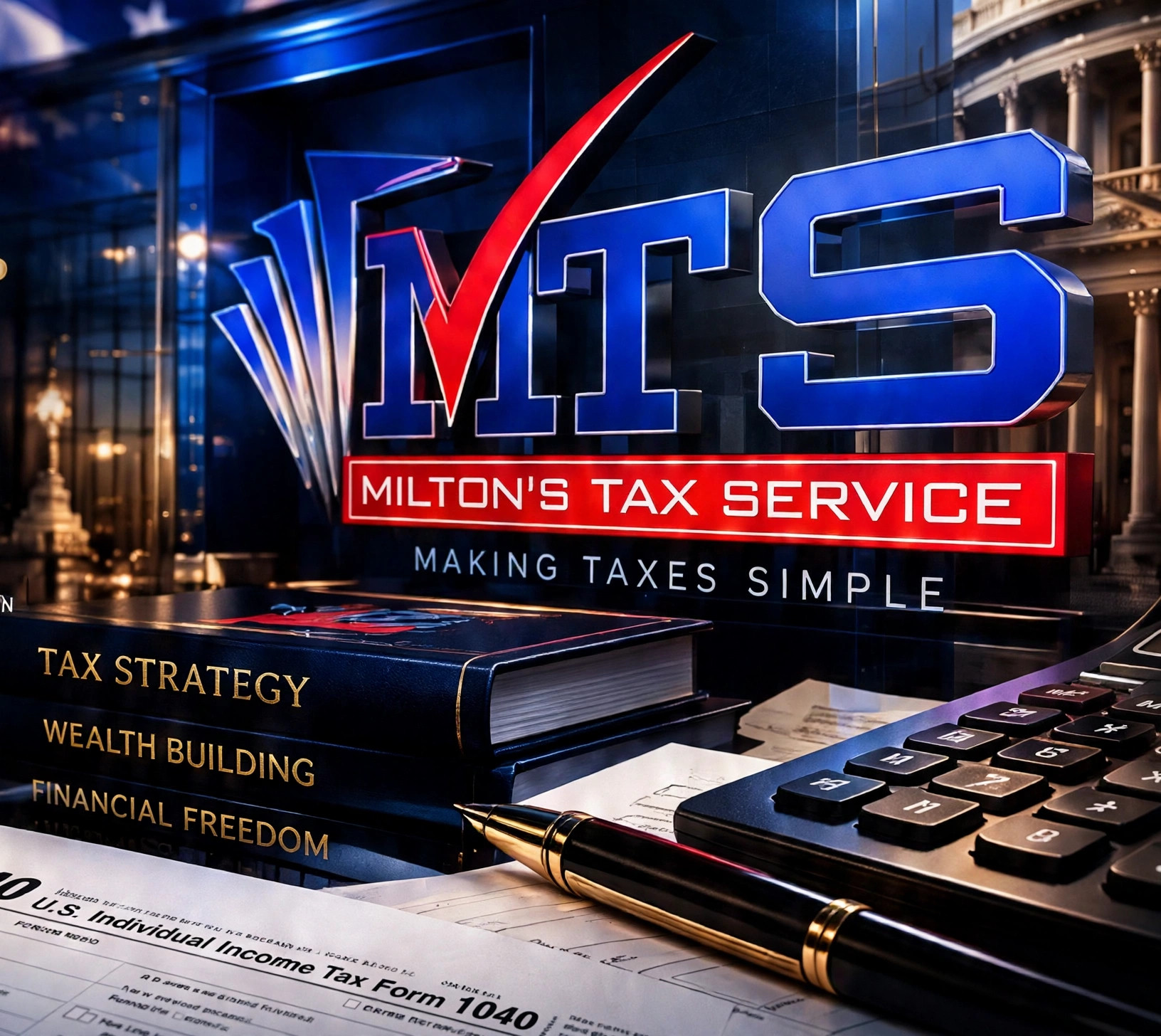 MTS 3D Logo